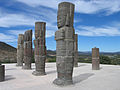 Image 66Colossal atlantids, pyramid B, Toltec, Tula, Mexico, ca. 900–1180 AD (from History of Mexico)