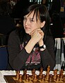 Former Women's World Chess Champion Anna Ushenina was playing on board three for Ukraine