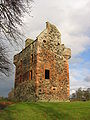 Tour de Greenknowe dans les Scottish Borders en Écosse.