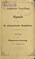 Deckblatt der Beilage vom 7. September 1874