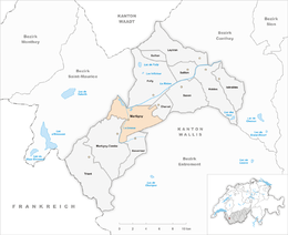 Martigny – Mappa