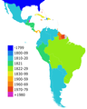 Image 1Countries in Latin America by date of independence (from History of Latin America)