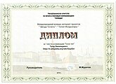 Первое место в конкурсе «Звёзды Татнета» (2010)