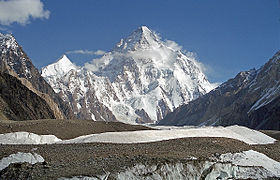 K2 (8611 m) je najvišja gora v Pakistanu