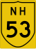 National Highway 53 marker