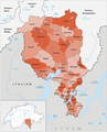 Kreise des Kantons Tessin bis 04.2021
