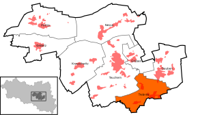 Poziția localității Trebnitz