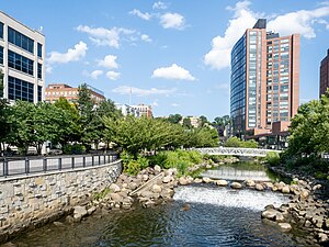 Saw Mill River, Getty Square (2023)