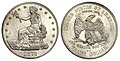 The Trade dollar was authorized by the Coinage Act of 1873