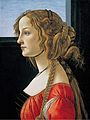 7 décembre 2006 Allez, un peu de culture et de beauté pour les murs du Bistro : Anthère vue par Sandro Botticelli.