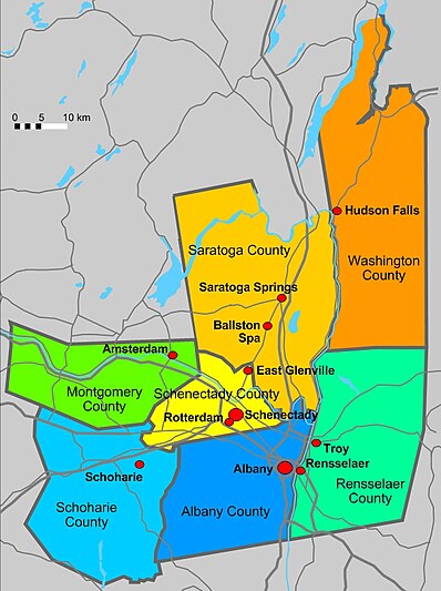 Map of Capital District