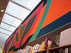 Frank Stella, mural na 'David Mirvish Books', 1974; Em Toronto