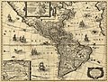 Image 17A 17th-century map of the Americas (from History of Latin America)