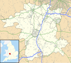 Tutnall is located in Worcestershire