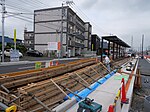 下り（芳賀・高根沢工業団地方面）ホーム（2022年8月）