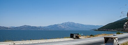 Shores of Lake Bafa under the western flank of Mount Beşparmak, the ancient Mount Latmus.