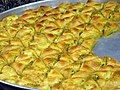 A tray of baklava in the Old City, Jerusalem