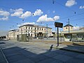 Empfangsgebäude und Vorplatz des Chemnitzer Hauptbahnhofes (2015)