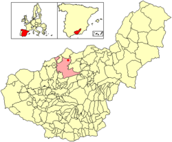 Location of Domingo Pérez