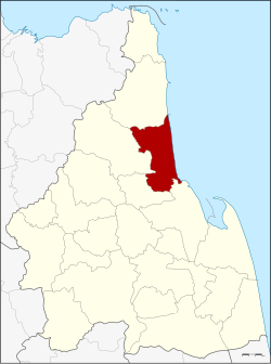 District location in Nakhon Si Thammarat province