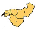 1.A Capela, 2.As Pontes de García Rodríguez, 3.Cabanas, 4.Pontedeume, 5.Monfero