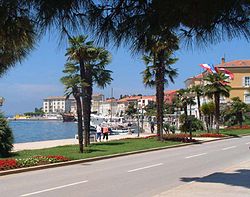 Poreč, riva, tipična turistička veduta