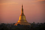 Shwemawdaw Paya i Bago, den högsta pagodan i Burma.