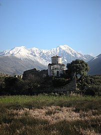 Orikum shahridagi Pasha-Liman estuariyasi yaqinidagi Marmiroy cherkovi