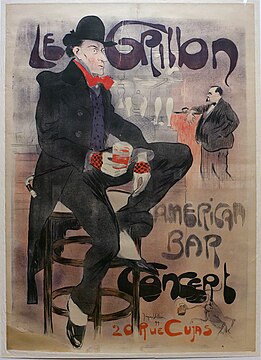 Le Grillon, affiche lithographique, 1899