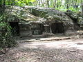 Gua di kompleks Candi Abang.