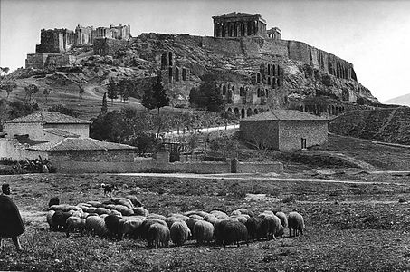 Acropole d'Athènes, 1903.