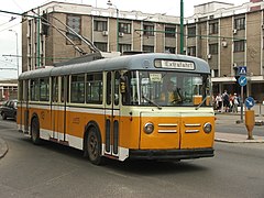 A Saurer trolleybus in Timișoara, 2005