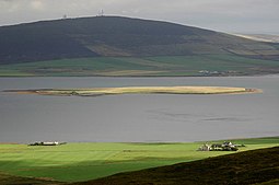 Damsay from Ward of Redland, Mainland, Orkney