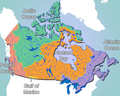 Hidrographic Network of Canada