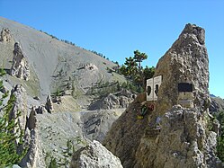 Cercu de Coppi y Louison Bobet en La Casse Déserte (vertiente Sur del ascensu al Col d'Izoard)