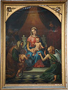 La sainte famille, peinture du XIXe siècle.