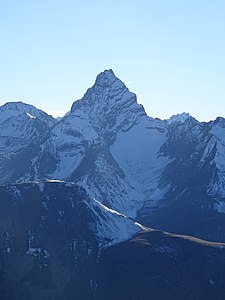 Tinzenhorn, aufgenommen vom nordwestlich gelegenen Muchetta.