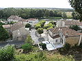 Le bourg, vu du château.