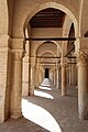 Arcade în interiorul Moscheii din Kairouan, Kairouan, Tunisia