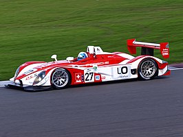 Fredy Lienhard op Silverstone in 2008.