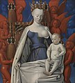 Díptico de Melun, de Jean Fouquet, ca. 1450.