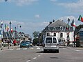 Brug over de Ourthe, straatzicht