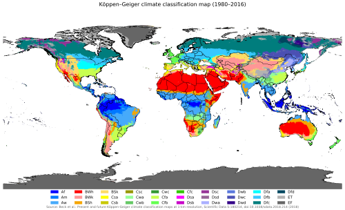 Mappa a Glassans Hin Köppen-Geiger