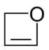 Structure of oxete