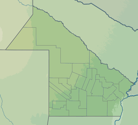 Voir sur la carte topographique du Chaco