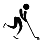 Ice hockey pictogram