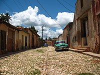 Straat in Trinidad