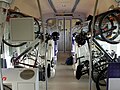 Compartiment pour vélo dans un train.