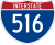 Interstate 516 marker