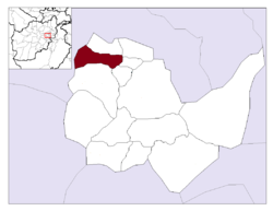 Location in Kabul Province